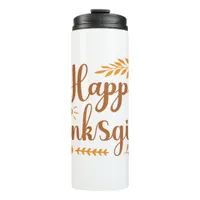 Happy Thanksgiving Thermal Tumbler