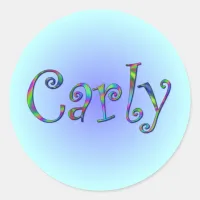 Carly Rainbow Sticker