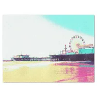 Prismatic Dots Santa Monica Pier Los Angeles Tissue Paper