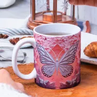 Touch of Nature in Every Sip: 3D Butterfly Mug
