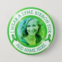 Lyme Disease Awareness Ribbon Support Button