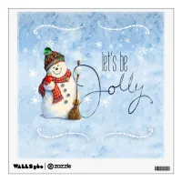 Jolly Snowman ID841 Wall Sticker
