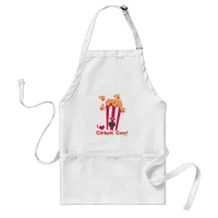 Caramel Corn Love Adult Apron