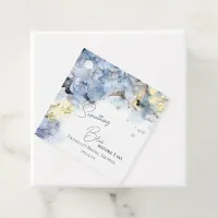 Something Blue Before I Do Hydrangea Bridal Shower Favor Tags