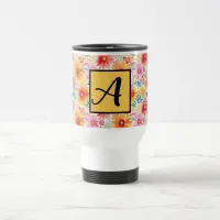 Colorful Daisies Travel Mug