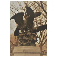 Eagles and Prey Sculpture in NYC Central Park Tissue Paper