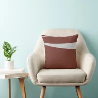 Trendy modern minimalist abstract throw pillow