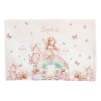 Fairy Girls Magic Teapot Birthday greeting Card Pillow Case