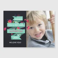 Pretty Flowers Mothers Day Photo Card