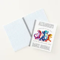 Colorful Salamanders do the Salamander Slide Notebook