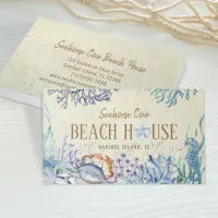 Beach House Vacation Rental Cottage Business Card