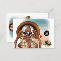 Summer Mood Fashion Event Planner Business Card