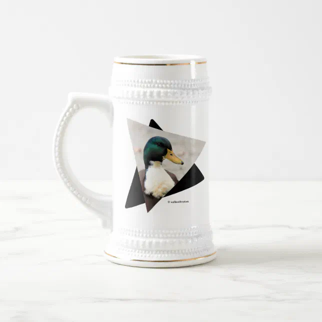 Domestic Mallard Duclair Bibbed Odd Duck Beer Stein