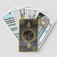 Dark Zodiac Tarot: Leo Black & Gold Tarot Cards