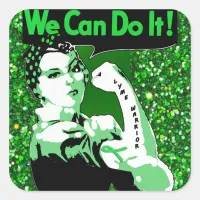 We Can Do It, Lyme Disease Warrior Sticker