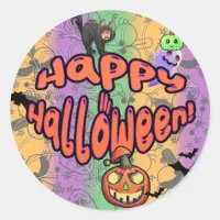 Have a ghoul day classic round sticker