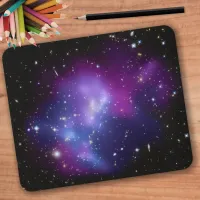 Purple Galaxy Cluster Celestial Photo Mouse Pad