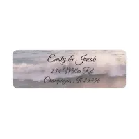 Ocean Waves Return Address Labels