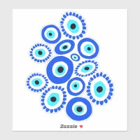 Abstract Evil Eye Graphic Sticker