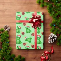 Cute Christmas Teddy Bears  Wrapping Paper