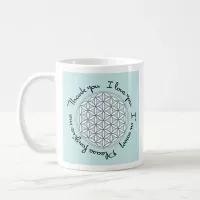 Ho'oponopono & Flower of Life Coffee Mug