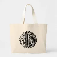 Monarchia Letter "H" Large Tote Bag