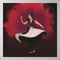 Kathak Dancer - a solo performance Poster