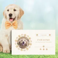 Cute Social Media Pet Influencer Business Card