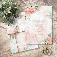 Rose Garden Save the Date Peach ID764