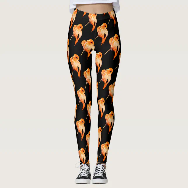 Flamingo in the Summer Sun Leggings