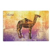 Abstract Collage Ozzy the Camel ID102 Placemat