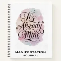 *~* Manifestation Manifesting AP85 Spiral Notebook