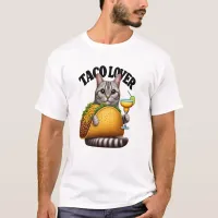 Feline Fiesta: Taco Cat T-Shirt