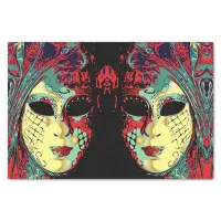 Venetian Lady Mask Tissue Paper