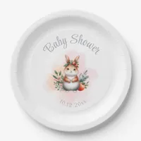 Baby Shower Woodland Animal Paper Plates