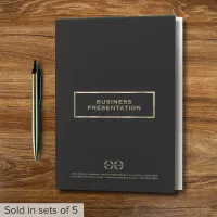 Simple Elegant Presentation Folder with Logo