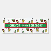 Funny Beers and Cocktails Custom Birthday Sign