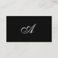 Monogram A business Cards