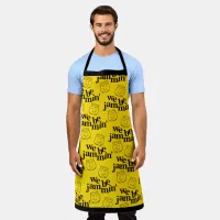 Funny We Be Jammin' Smiling Dancing Canning Jars Apron