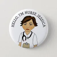 Hello, I'm Nurse Add Name Button