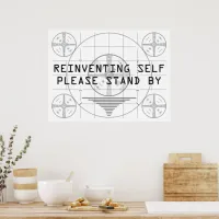 Reinventing Self Funny with Test Pattern Poster