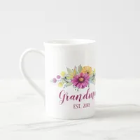 CUSTOMIZABLE Grandma, Mamaw, Grams, etc... Bone China Mug