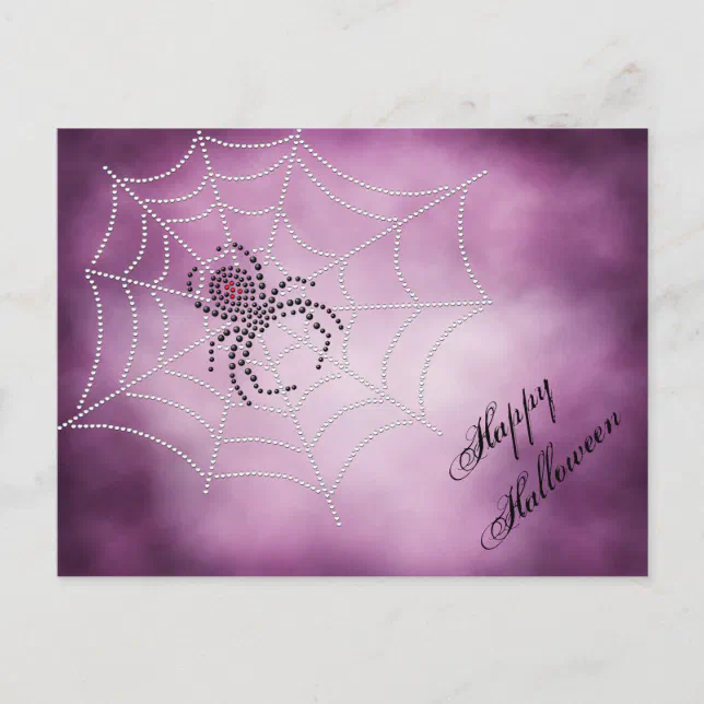 Dot Art Black Widow Spider in Web