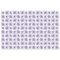 Abstract Floral Tissue Wrapping Paper