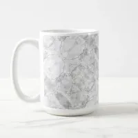 Simple White and Grey Marble |  Coffee Mug