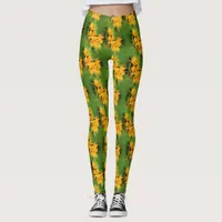 Lily of the Incas / Yellow Alstroemeria Leggings