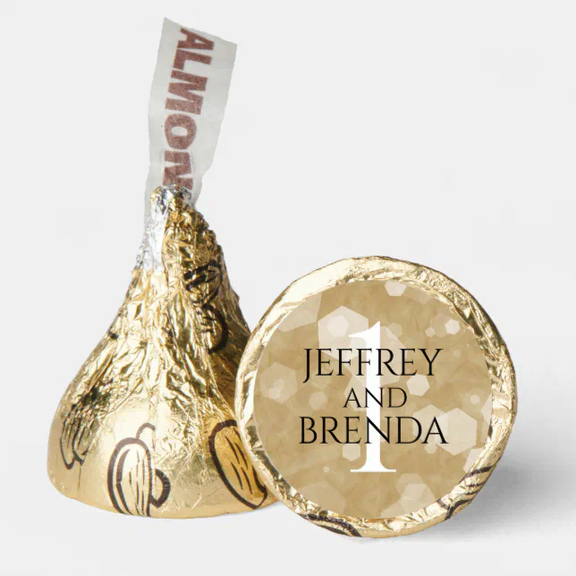 Elegant 1st Paper Wedding Anniversary Celebration Hershey&#174;'s Kisses&#174;