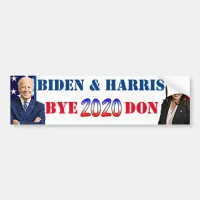 Biden and Harris Bye-Don Anti Trump Bumper Sticker