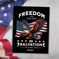 Faith and Freedom Custom Notebook