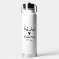 Cute Personalized Bridesmaid Water Bottle